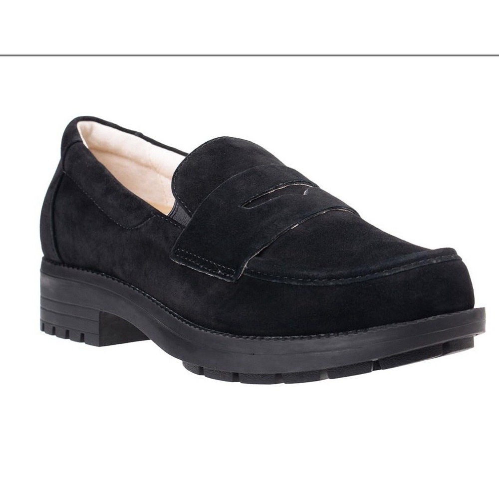 Revitalign Women's Laurel Penny Suede, Black, 5.5 Wide‎ New!